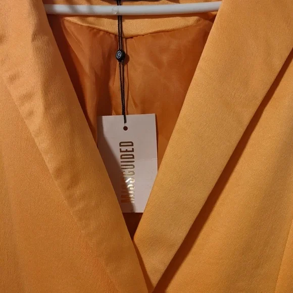 MISSGUIDED- Tangerine oversized blazer - Picture 4 of 5